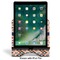 Tribal Stylized Tablet Stand - Front with ipad
