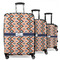 Tribal 3 Piece Luggage Set - 20" Carry On, 24" Medium Checked, 28" Large Checked (Personalized)