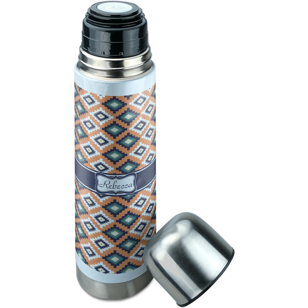 Tribal Thermos - Lid Off