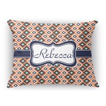Tribal Rectangular Throw Pillow Case (Personalized)