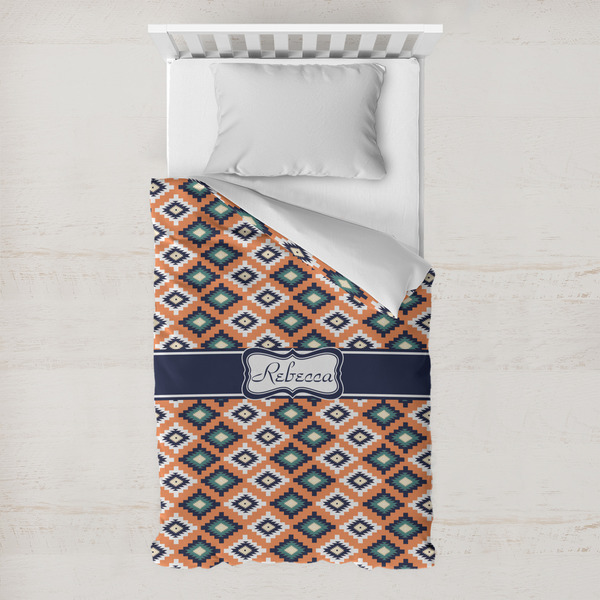 Custom Tribal Toddler Duvet Cover w/ Name or Text