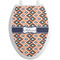 Tribal Toilet Seat Decal Elongated