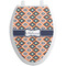 Tribal Toilet Seat Decal - Elongated (Personalized)