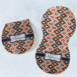 Tribal Burp Pads - Velour - Set of 2 w/ Name or Text