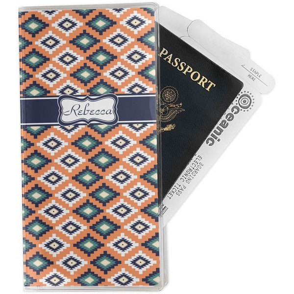 Custom Tribal Travel Document Holder