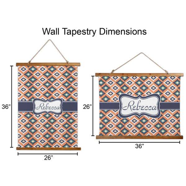 Tribal Wall Hanging Tapestries - Parent/Sizing
