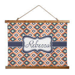 Tribal Wall Hanging Tapestry - Wide (Personalized)