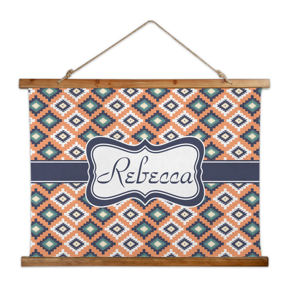 Custom Tribal Wall Hanging Tapestry - Wide (Personalized)