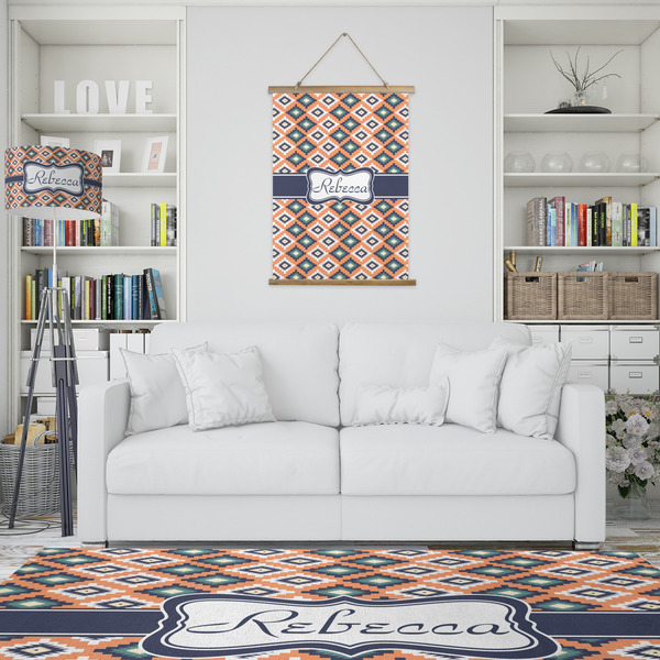 Tribal Wall Hanging Tapestry - Portrait - IN CONTEXT