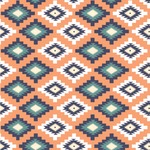 Tribal Wallpaper & Surface Covering (Water Activated 24"x 24" Sample)