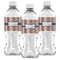 Tribal Water Bottle Labels - Front View