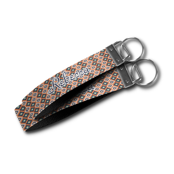 Tribal Webbing Keychain FOBs - Size Comparison