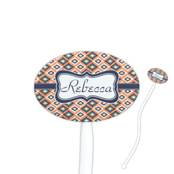 Tribal Oval Plastic Stir Sticks (Personalized)