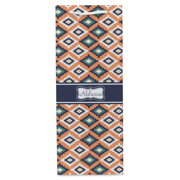 Tribal Wine Gift Bag - Gloss - Front