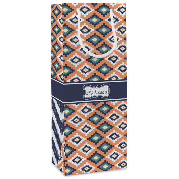 Custom Tribal Wine Gift Bags - Gloss (Personalized)