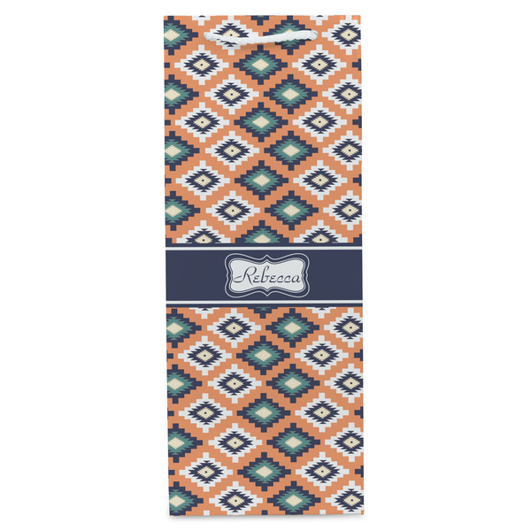 Tribal Wine Gift Bag - Matte - Front