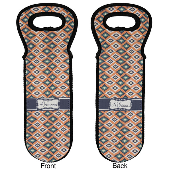 Tribal Wine Tote Front & Back
