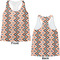 Tribal Womens Racerback Tank Tops - Medium - Front and Back