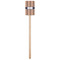 Tribal Wooden 6.25" Stir Stick - Rectangular - Single Stick