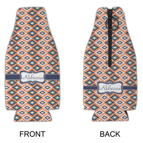 Tribal Zipper Bottle Cooler - APPROVAL