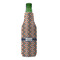 Tribal Zipper Bottle Cooler - FRONT (bottle)