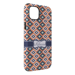 Tribal iPhone Case - Rubber Lined - iPhone 14 Plus (Personalized)