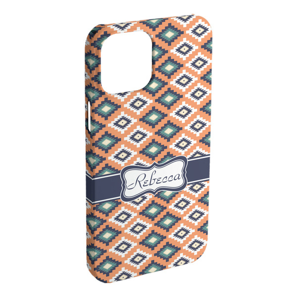Custom Tribal iPhone Case - Plastic - iPhone 15 Plus (Personalized)