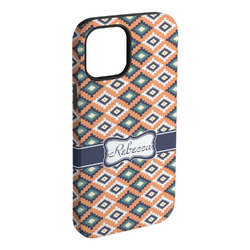 Tribal iPhone Case - Rubber Lined - iPhone 15 Plus (Personalized)