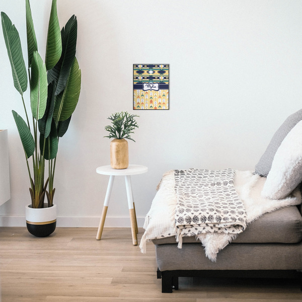 Tribal2 11x14 Wood Print - In Context