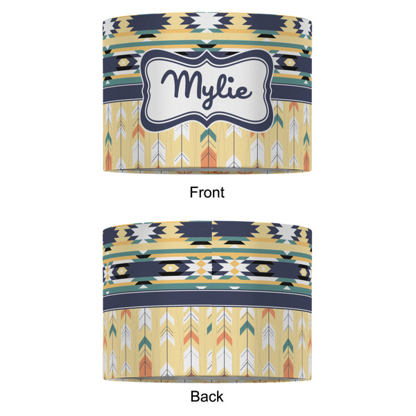 Tribal2 12" Drum Lampshade - APPROVAL (Fabric)