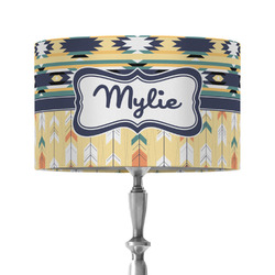 Tribal2 12" Drum Lamp Shade - Fabric (Personalized)