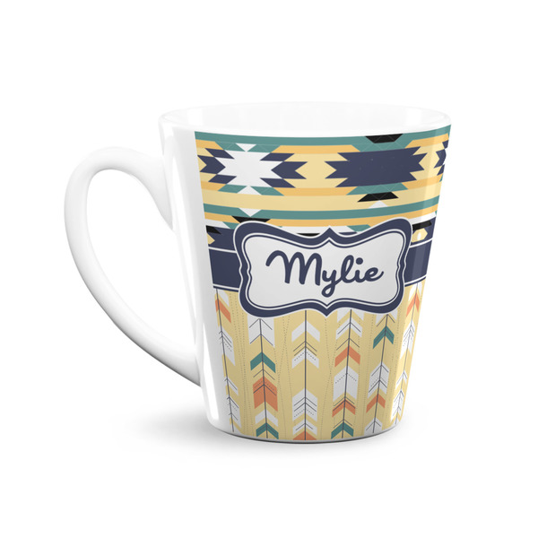 Tribal2 12 Oz Latte Mug - Front