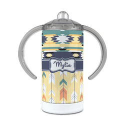 Tribal2 12 oz Stainless Steel Sippy Cup (Personalized)