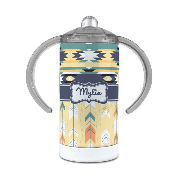 Custom Tribal2 12 oz Stainless Steel Sippy Cup (Personalized)