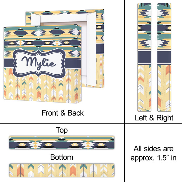 Tribal2 12x12 - Canvas Print - Approval