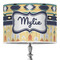 Tribal2 16" Drum Lampshade - ON STAND (Poly Film)