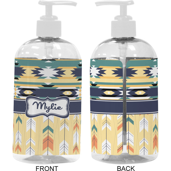 Tribal2 16 oz Plastic Liquid Dispenser- Approval- White