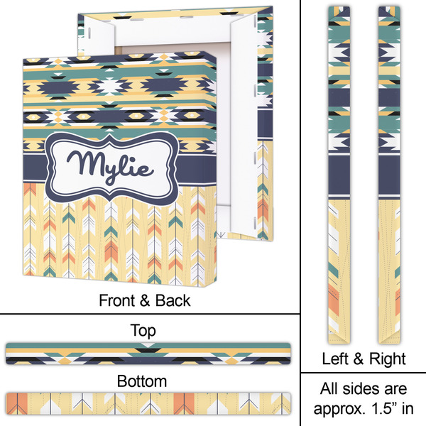 Tribal2 20x24 - Canvas Print - Approval