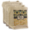 Tribal2 Reusable Cotton Grocery Bags - Set of 3 (Personalized)