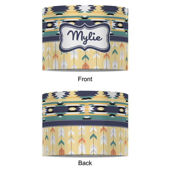 Tribal2 8" Drum Lampshade - APPROVAL (Fabric)