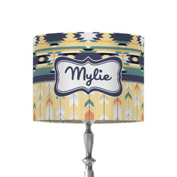 Tribal2 8" Drum Lamp Shade - Fabric (Personalized)