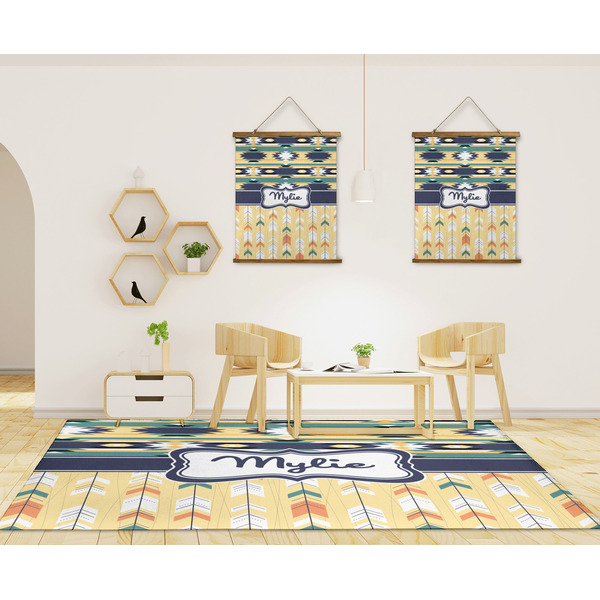 Tribal2 8'x10' Indoor Area Rugs - IN CONTEXT