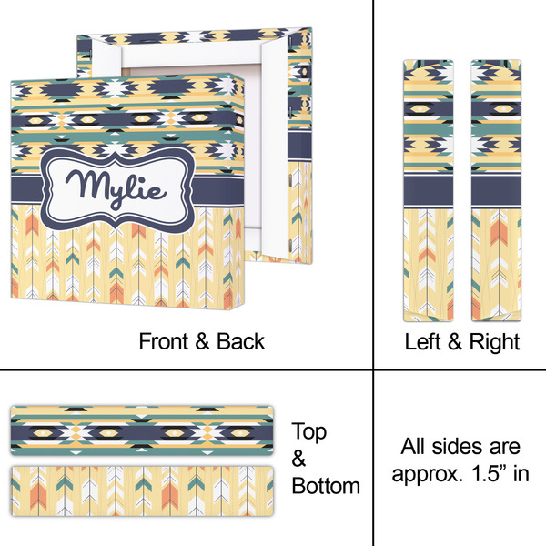 Tribal2 8x8 - Canvas Print - Approval