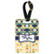 Tribal2 Metal Luggage Tag w/ Name or Text