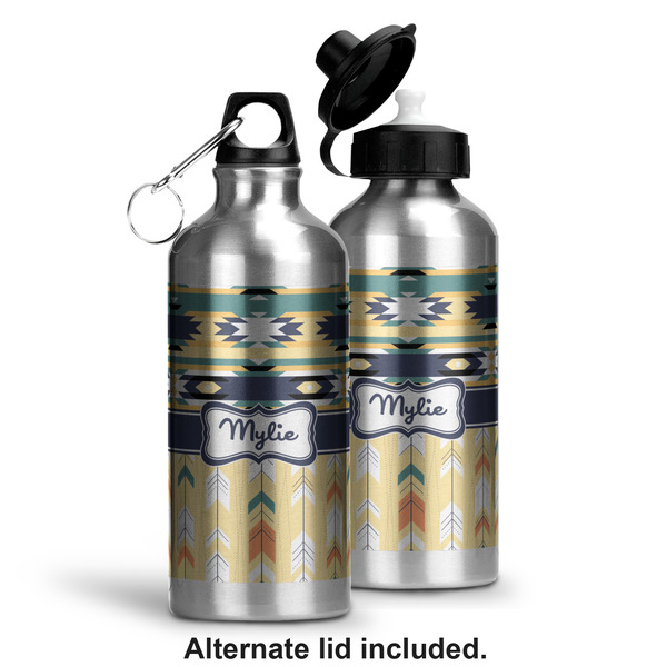 Tribal2 Aluminum Water Bottle - Alternate lid options