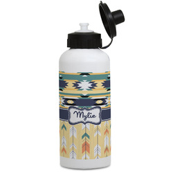 Tribal2 Water Bottles - Aluminum - 20 oz - White (Personalized)