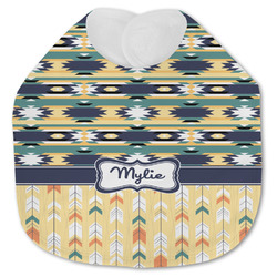 Tribal2 Jersey Knit Baby Bib w/ Name or Text