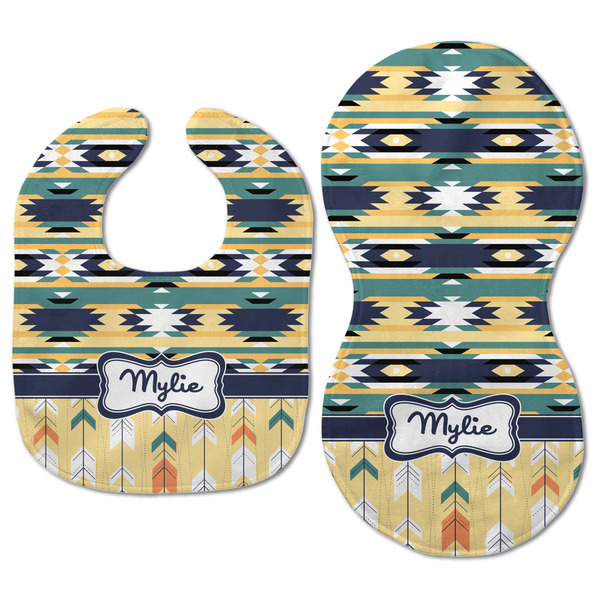 Tribal2 Baby Bib & Burp Set - Approval (new bib & burp)