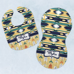 Tribal2 Baby Bib & Burp Set w/ Name or Text