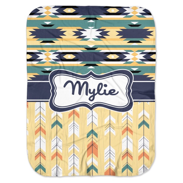 Custom Tribal2 Baby Swaddling Blanket (Personalized)